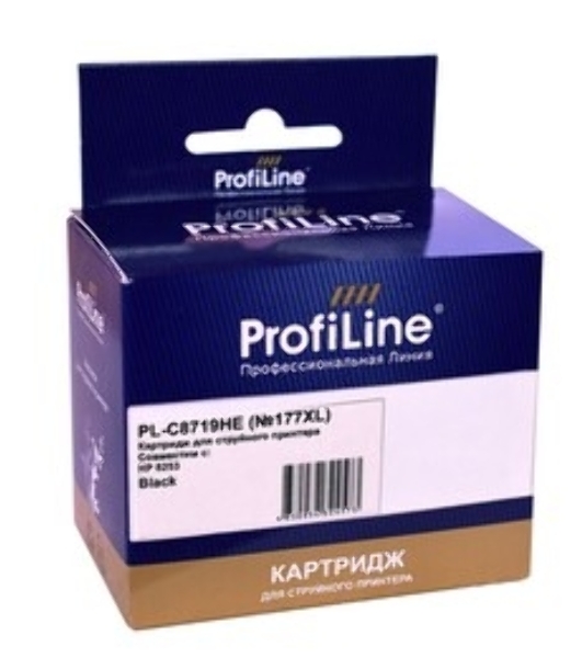Картридж струйный ProfiLine PL-C8719HE №177XL для принтеров HP 8253 Black водн