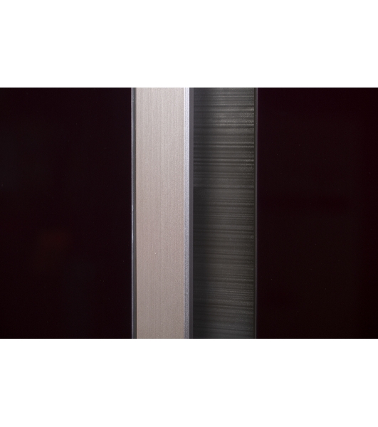 Холодильник Sharp SJ-GX98PRD темно-бордовый стекло трехкамерный Side by Side 394/211л морозилка снизу, No Frost, Side by Side