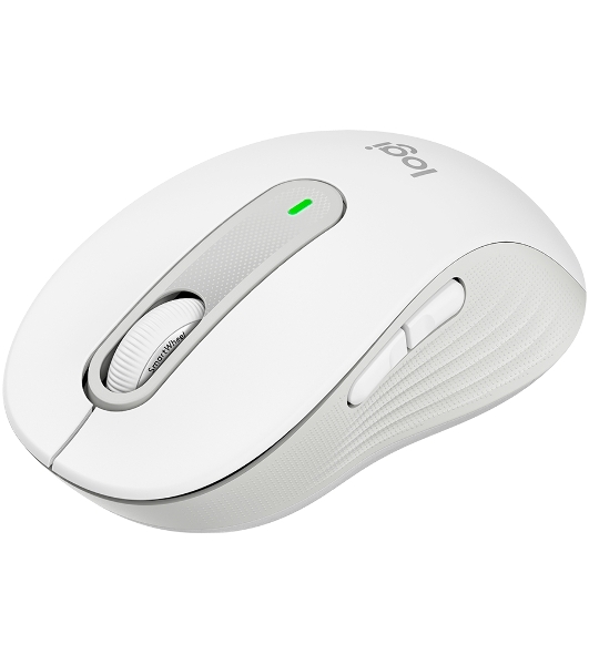 Мышь беспроводная Logitech Signature M650 белый, 4000 dpi, радиоканал, Bluetooth, USB, кнопки - 5