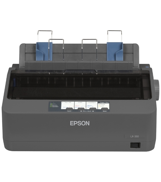 Принтер матричный Epson LX-350 (C11CC24031/C11CC24032), (А4, 357 cps (12 cpi), USB, LPT, COM)