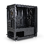 Компьютерный корпус Minitower ExeGate Mistery R2-NPX400 (mATX, БП 400NPX с вент. 12 см, 2*USB+1*USB 3.0, аудио, черный, 1 вент. 12см с RGb подсветкой и полоса на передней панели, боковая панель - закаленное стекло), фото11