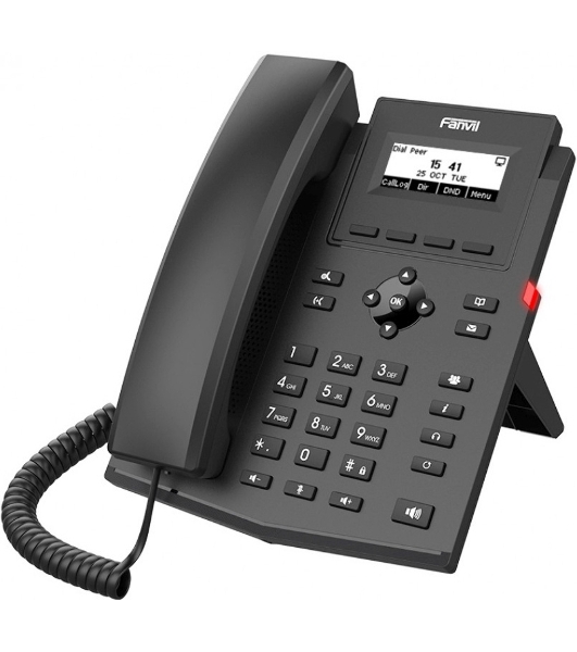 Телефон IP Fanvil X301P черный