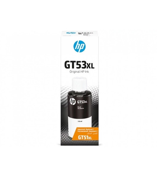 Емкость с чернилами HP GT53XL для GT 5810/5820/Ink Tank 115/315/319/419/415/Smart Tank 515/615, черный (135 ml), 6000 стр.
