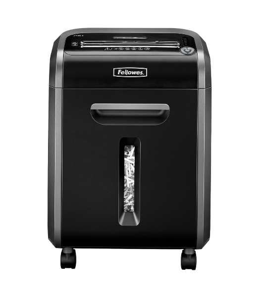 Шредер Fellowes 79Ci. (14 листов), 23 литра, 3,9х38 мм (класс 3), 100%Jam Proof, уничтожает: скобы/скрепки/карты/CD