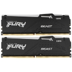 Оперативная память Kingston Fury Beast Black, DDR5, 64GB (2x32GB), 5200 MHz, CL40, с радиатором, чёрный, фото7