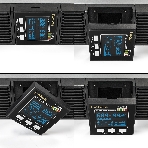 Источник бесперебойного питания On-line ExeGate PowerExpert ULS-3000.LCD.AVR.1SH.2C13.USB.RS232.SNMP.2U 3000VA/3000W, On-Line, PF=1, LCD, 1*Schuko+2*C13, RS232, USB, SNMP-slot, Rackmount 2U/Tower, металлический корпус, черный, фото23