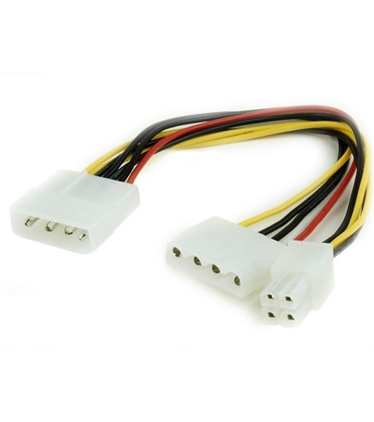 Разветвитель питания Cablexpert CC-PSU-4, Molex->Molex + ATX 4 пин