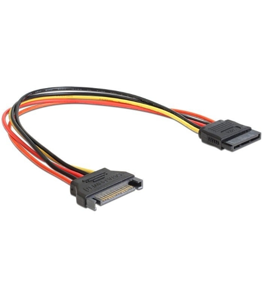 Удлинитель кабеля питания SATA Cablexpert CC-SATAMF-01, 15pin(M)/15pin(F), 30 см