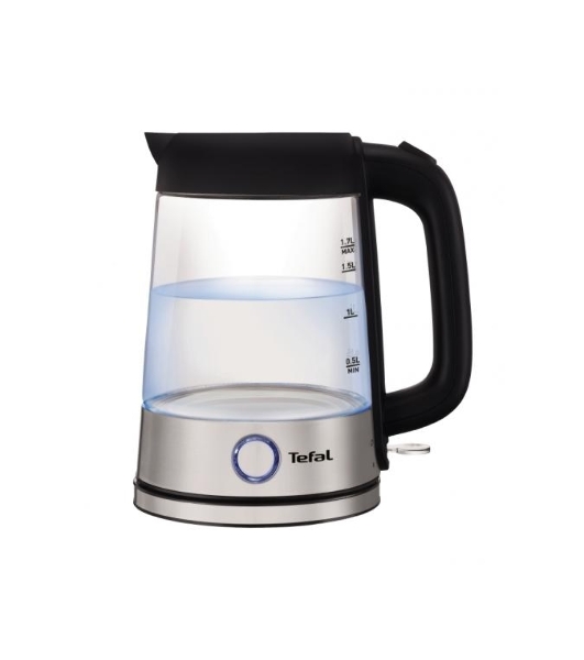 Электрочайник Tefal KI750D30 серебристый, 1.7 л, 2400 Вт, скрытый нагревательный элемент