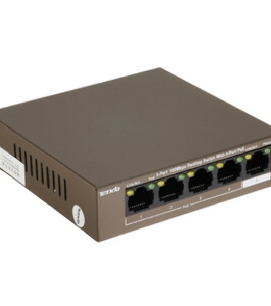 Коммутатор Tenda TEF1105P-4-38W 5PORT 10/100M