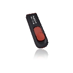 Флешка USB ADATA С008 (AC008-32G-RKD), 32Gb, USB 2.0, R/W 15/5, черный/красный, фото7