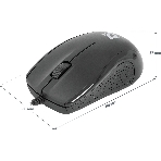 Мышь проводная Defender Optimum MB-160 черный, 1000 dpi, USB, кнопки - 3, фото10