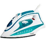 Утюг Delta LUX DL-352 белый с бирюзовым, 2200 Вт, 30 г/мин, 140 г/мин, 300 мл, фото 1