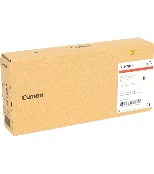 Картридж струйный Canon PFI-706 R красный для iPF8400/9400 (6687B001)