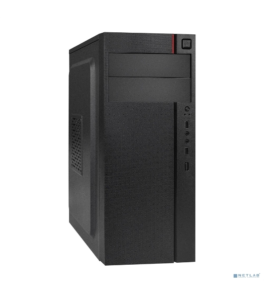 Компьютерный корпус Miditower ExeGate AA-440-AA350 (ATX, AA350 8 см, 2*USB, аудио)