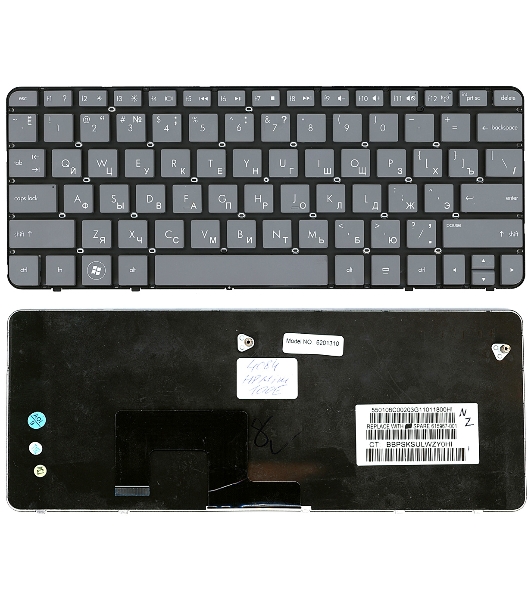 Клавиатура для ноутбука HP Mini 100E темно-серая