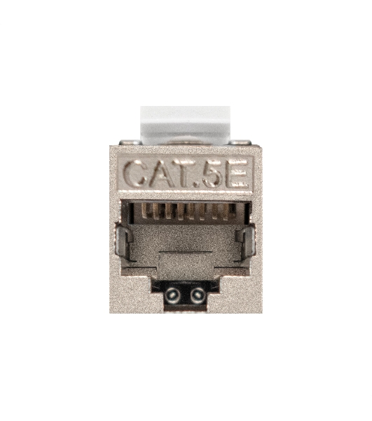 Модуль-вставка Keystone Jack RJ-45 ExeGate KJ-8P8C-SH-C5e-180-TL (Кат.5e, экранированная, 180 градусов, IDC Toolless (без инструмента))