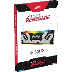 Оперативная память Kingston Fury Renegade, DDR5, 32Gb (1x32Gb), 6400MHz, CL32, DIMM, радиатор, RGB, серебристый/черный, фото6