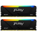 Оперативная память Kingston Fury Beast, DDR4, 16GB (1x16GB), 3200MHz, CL16, DIMM, с радиатором, черный, фото16