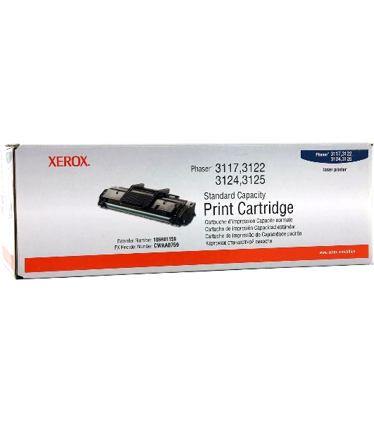 Картридж лазерный Xerox 106R01159 черный для Phaser 3117/3122/3124/3125 3000 стр.(channels)
