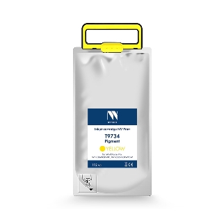 Картридж струйный NVPrint T9734 (NV-C13T973400) Yellow для Epson WorkForce Pro WF-C869RDTWF (RIPS), WF-C869RDTWFSW (22 000 стр)