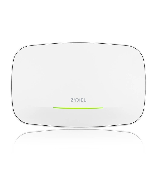 Точка доступа Zyxel NebulaFlex NWA130BE, WiFi 7, 802.11a/b/g/n/ac/ax/be (2,4 и 5 ГГц), MU-MIMO, антенны 2x2, до 688+4320 Мбит/с, 2xLAN 2.5GE, PoE