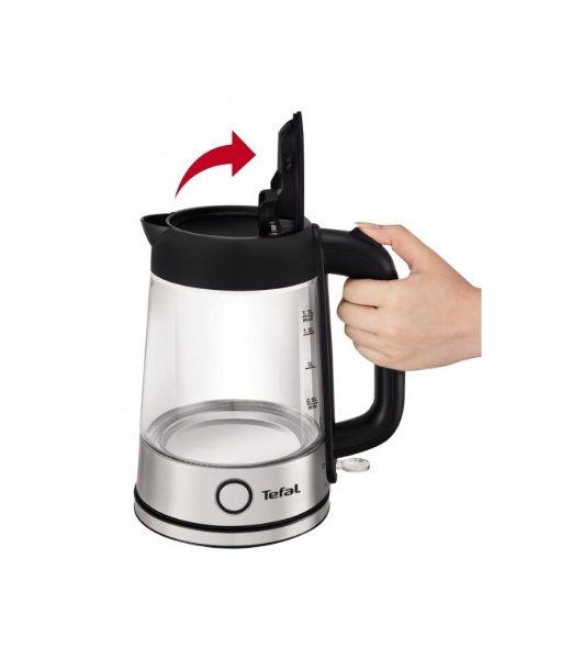 Электрочайник Tefal KI750D30 серебристый, 1.7 л, 2400 Вт, скрытый нагревательный элемент