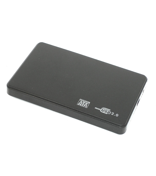 Бокс для жесткого диска 2,5' пластиковый USB 2.0 DM-2508 черный