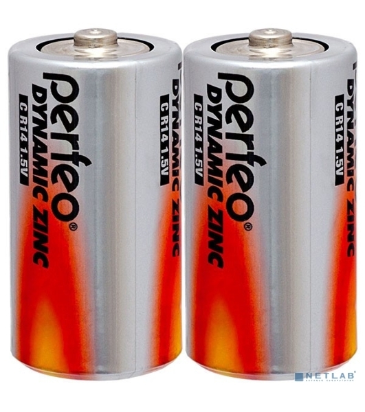 Батарейка Perfeo R14/2SH Dynamic Zinc