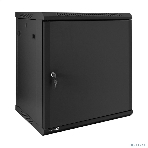 Шкаф телекоммуникационный 19' настенный 12U ExeGate EC-WM-12U.450.M.BLACK (19', 12U, 600x450x635 мм (ШхГхВ), передняя дверь металл, съемные боковые панели, пыле- и влагозащита IP23, черный RAL 9004), фото17