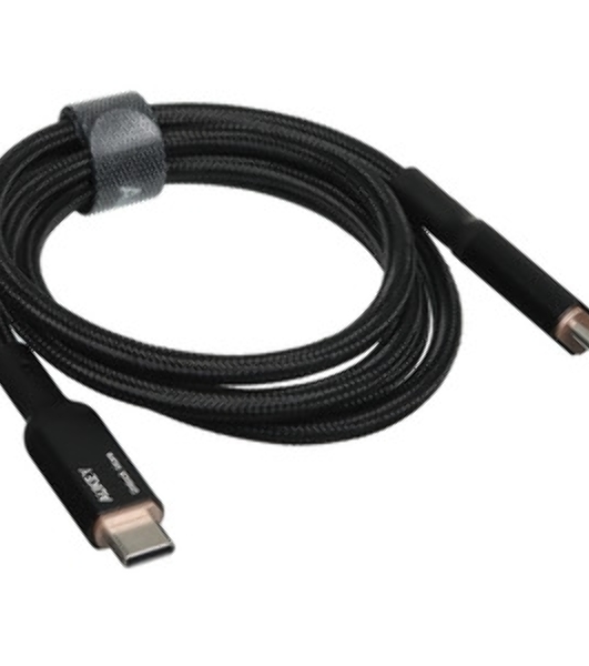 Кабель Aukey Nylon Braided 100w LCD 1m черный