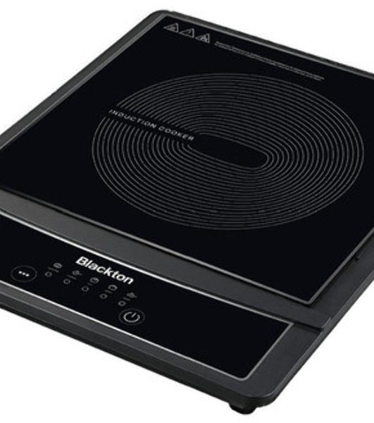 Плита настольная электрическая Blackton Bt IC132C Black, индукционная, 2000 Вт, тип управления: электронное, количество автоматических программ: 5, размер варочной поверхности: 190 мм, материал корпуса: пластик, керамика, автоотключение при снятии посуды, максимальный вес: 15 кг, нескользящие ножки, длина шнура: 1.2 м'