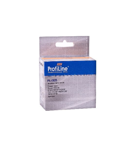 Картридж струйный ProfiLine PL-0825 для принтеров Epson StylusR270/R290/R295/R390/RX590/RX610/RX615/RX690/1410/TX700W/TX800FW/T50 Light Cyan водн