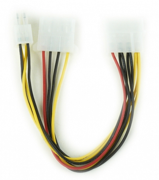Разветвитель питания Cablexpert CC-PSU-4, Molex->Molex + ATX 4 пин