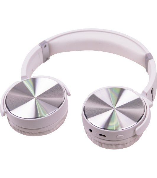 Беспроводные/проводные наушники Harper HB-217 белый, накладные, Bluetooth + проводной, складная конструкция, до 5 ч
