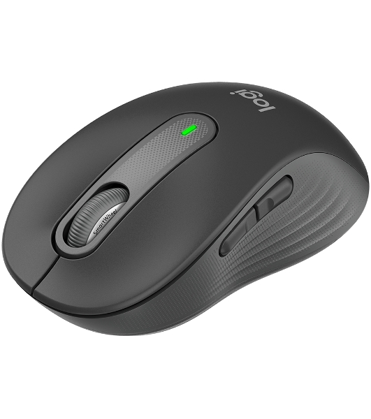 Мышь беспроводная Logitech Signature M650 графитовый, 4000 dpi, радиоканал, Bluetooth, USB, кнопки - 5
