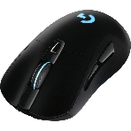 Мышь игровая Logitech G703 Lightspeed черная, сенсор 100-25600dpi (Hero25K), беспроводная 2.4GHz + USB 1,8м, 5 программируемых кнопок + колесо прокрутки, RGB-подсветка, под правую руку, фото41