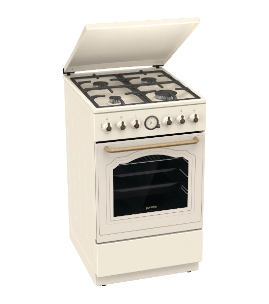 Плита газовая Gorenje GGI5BCLI бежевый, конфорок 4 газовых, духовка 67 л, 50 см x 85 см x 59.4 см