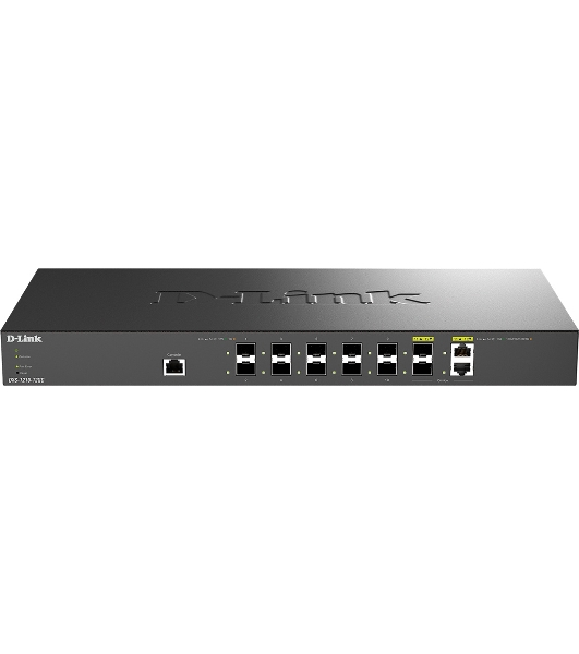 Коммутатор D-Link DXS-1210-12SC/B1A, 10×10 Гбит/с SFP+ + 2×10 Гбит/с Combo, управляемый
