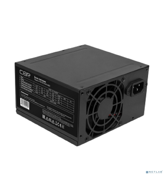 Блок питания CBR PSU-ATX500-08EC, 500Вт, 80мм, черный