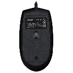 Мышь проводная Acer OMW126 черный, 1200 dpi, USB, кнопки - 3, фото16
