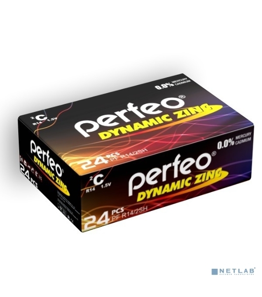 Батарейка Perfeo R14/2SH Dynamic Zinc
