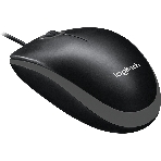 Мышь проводная Logitech B100 черный, 1000 dpi, USB, кнопки - 3, фото24