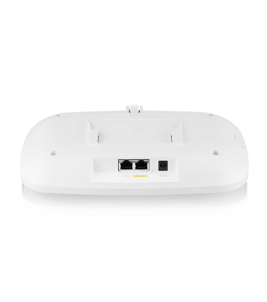 Точка доступа Zyxel NebulaFlex NWA130BE, WiFi 7, 802.11a/b/g/n/ac/ax/be (2,4 и 5 ГГц), MU-MIMO, антенны 2x2, до 688+4320 Мбит/с, 2xLAN 2.5GE, PoE
