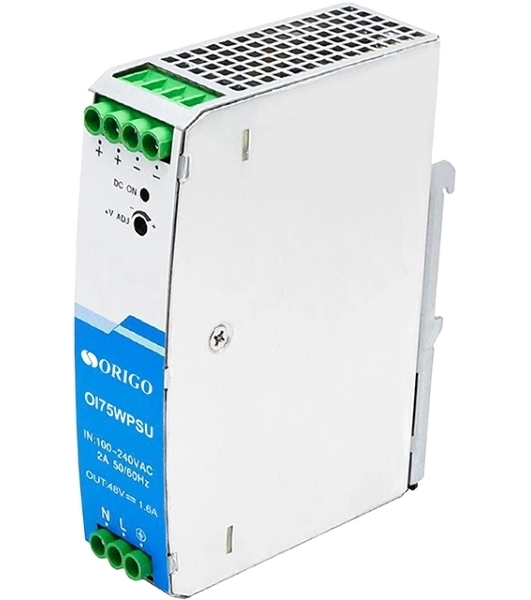 Источник питания ORIGO Power Supply for OIxxxx series, 75W, 48V DC output, -30 to 70 °C, DIN-Rail