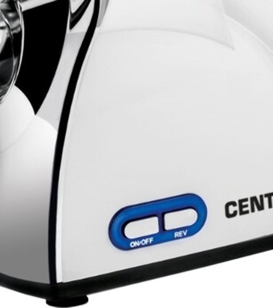 Мясорубка электрическая Centek CT-1603 белый, 2000 Вт, 2.0 кг/мин, реверс, защита от перегрузки, насадки - 4