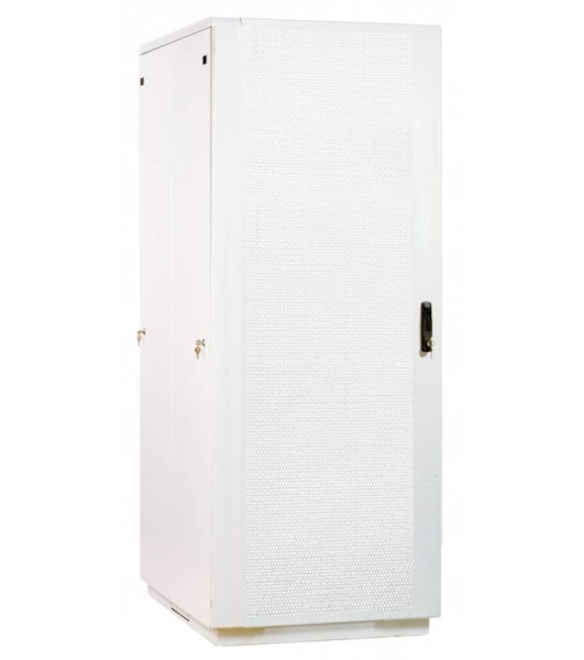 Шкаф коммутационный ЦМО ШТК-М-42.8.8-4ААА 42U 800x820 мм пер. дв. перфор. задн. дв. стал. лист 2 бок. пан. 500 кг белый