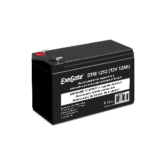 Батарея для ИБП ExeGate DTM 1212 (12V 12Ah 1251W), клеммы F2
