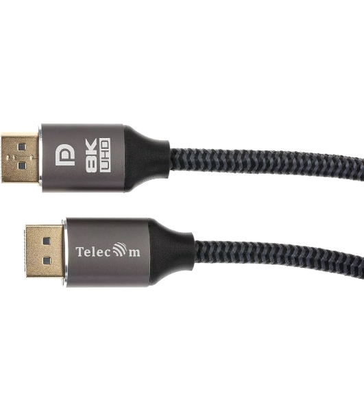 Кабель соединительный DP-DP 1.4V 8K@60Hz 1.5м, Telecom Pro TCG750-1.5M