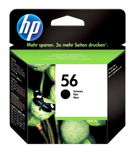 Картридж струйный HP №56 C6656AE черный для HP PCS 2100/DJ 5550/450/PS 7150/7350/7550 (520 стр.)